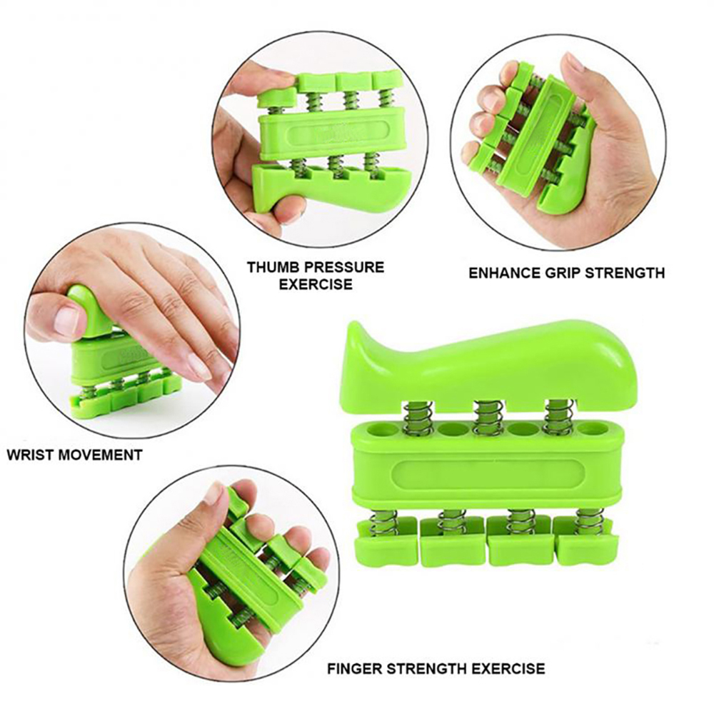 1PC Hand Grip Finger Trainer Strengthener Two-Way Spring Adjustable Power Training Piano Guitar Finger Exercise Equipment Home