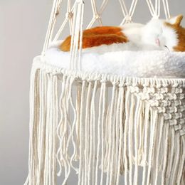 1 st Handgeweven Kat Nest Hangmat Mand Muur Opknoping Huisdier Mand Voor Kleine Hond En Kat Opknoping kat Hangmat Bed