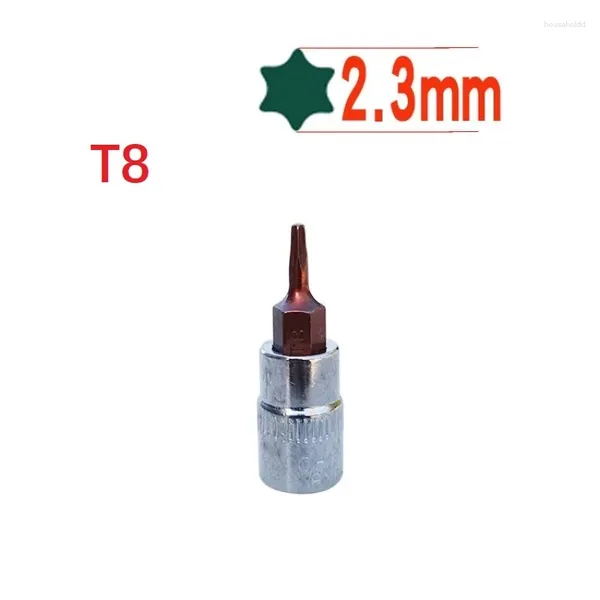 Tournevis Torx hexagonal, douille d'entraînement à tige de 1/4 pouces, outil manuel T8 T10 T15 T20 T25 T27 T30/T40 1 pièce