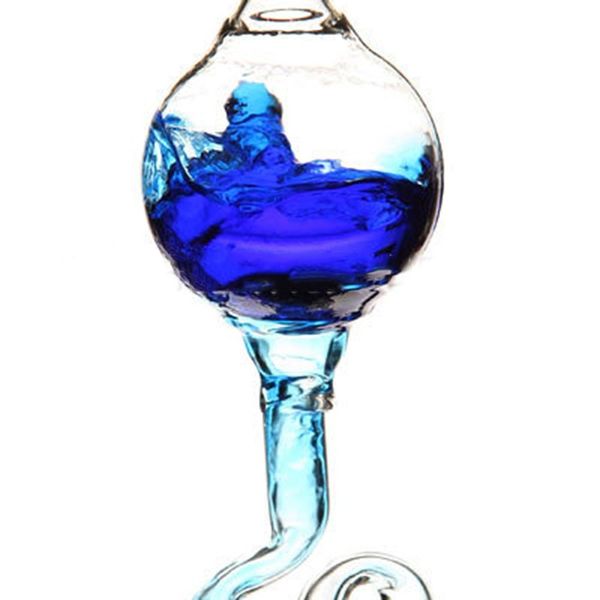 1pc haut vorosilicate en verre à main chaudière originalité Love thermomètre bouteille de couleur mètre science de transfert d'énergie bouteille en verre