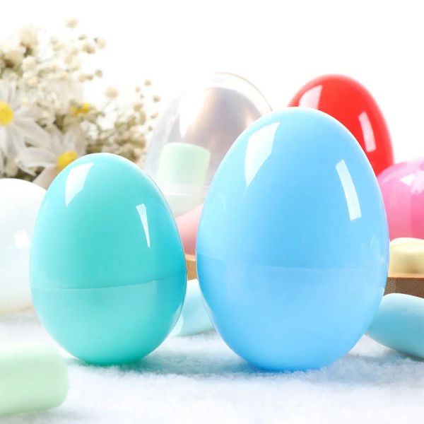 1pc hueco de huevos de pascua divertidos agregue las golosinas de plástico huevo creativo juegos de decoración de regalos artesanías para niños accesorios