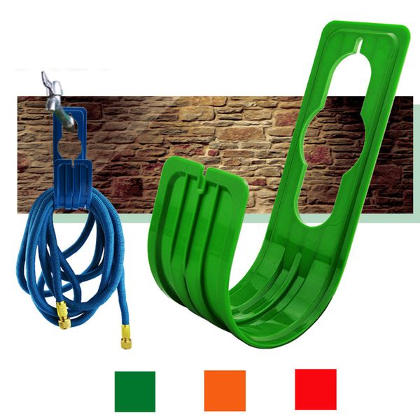 1PC Vendre à chaud Nouveau porte-tuyaux de tuyau de jardin Hoseur HosePipe Arrosage de rangement Rack de crochet Reel Porte-pipe en plastique