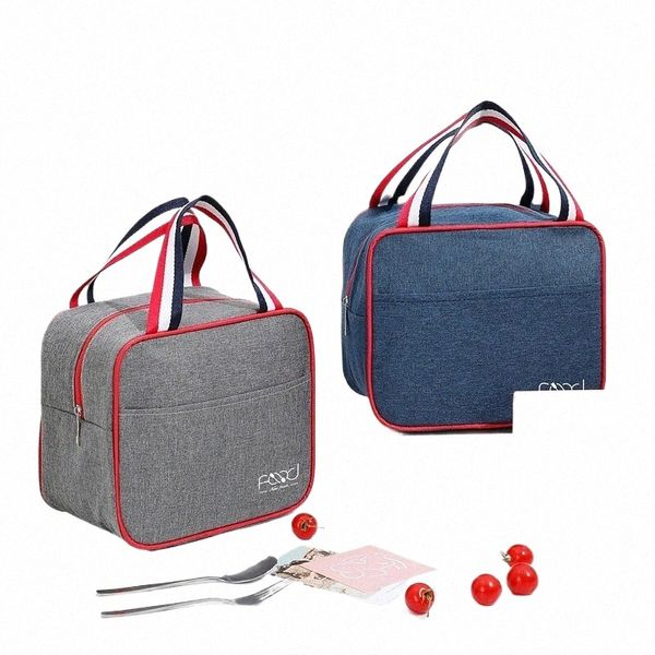 Bolsa de almuerzo aislada de 1 PC, paquete de bento aislados, bolsa de arroz de aluminio, paquete de comida, paquete de hielo, bolso de almuerzo de bento de estudiante, ínsula k4xb#