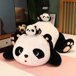 1pc Kawaii Panda Plush Toys Lindo Panda Mentil de peluche Gigante Soft Gigante Muñecas Almohada Día de Navidad Regalos para niños