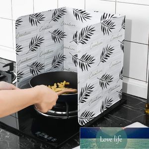 1 stkeuken gadgets olie splatter schermen aluminium folie plaat gasfornuis splash proof baffle huis keuken koken gereedschap fabriek prijs expert ontwerp kwaliteit laatste