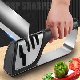 1pc, aiguiseur de couteaux, aiguiseurs de couteaux pour couteaux de cuisine, aiguiseur de ciseaux, aiguiseur de couteaux Portable multifonctionnel pour cuisine camping en plein air