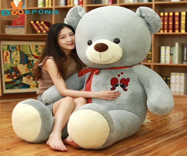 1pc de peluche grande peluche juguete encantador oso gigante enormes muñecas suaves de peluche para niños regalo de cumpleaños para la novia 20102726737778