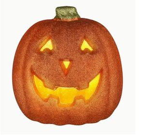 1 pièce, lanterne citrouille éclairée par LED pour décorations effrayantes d'Halloween-utilisation intérieure et extérieure