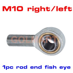 1PC M10 SA10T / K Trou 10 mm Fish Métrique Eye Eye externe Ends Fil mâle Boule Oscillant joint à la main gauche droite