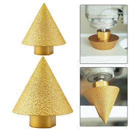 1PC M10 File Diamond Chanfrein Bits Cone Cone Coupe de broyage de polissage Carreaux pour tuiles en porcelaine Cutter en verre