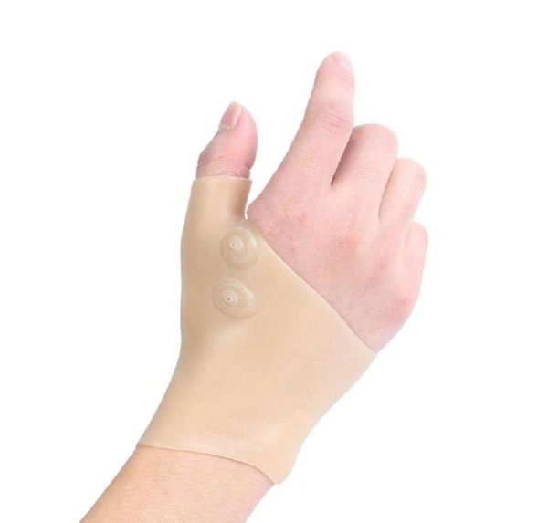 Gants de soutien du poignet et du pouce de thérapie magnétique, 1 pièce, Massage des mains en Silicone Press3742088