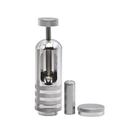 1PC Metal Pollen Press Pressoir Compressoir Herb Grinder Grinder Tobacco Spice Crusher Grinder Machine Snuff Snorter6181302