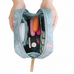1pc mini sac cosmétique Flamingo Couleur de voyage Sac de rangement de toilette Cactus Cactus Makeup Sac Organisateur pour femmes Pouche de maquillage T7ko #