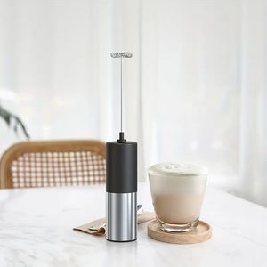 1 st Mini Elektrische Melkschuimer Blender Draadloze Koffie Garde Mixer Handheld Eiklopper Cappuccino Frother Mixer Keuken Garde Gereedschap