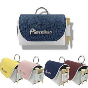 1 st Mini Golf Ball Bag Taille Portable Multi Style Storage met 2 T -stukken Holder Accessory Supplies 240424