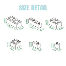 1pc Piezas de ladrillo MOC 88067 parabrisas 8 x 4 2/3 x 3 2/3 cuartos esfera compatible bloques de construcción partícula diy assmble kid juguete