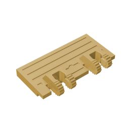 1pc MOC PIEZAS 92092 Puerta de tren de bisagra 2 x 4 ladrillos compatibles Bloques de construcción de ascendencia de diy