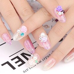 1pc Nail Art Decorations Japanse Hars Bloem Sieraden 3D Manicure Pedicure Telefoon Ornamenten DIY Nagels Beauty Accessoire DIY Gift