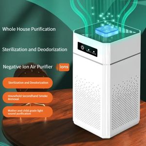 Purificateur d'air à ions négatifs avec cartouche filtrante, purificateur d'air pour toute la maison, filtre déformaldéhyde germicide à ions négatifs 1 pièce