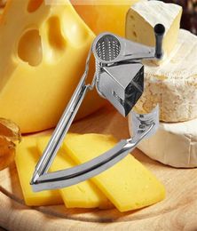 Râpe à fromage rotative classique en acier inoxydable, outils de cuisson pour Fondue sûre, chocolat et citron, 1 pièce, LB 071191F9203146