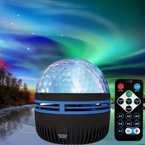 1pc Northern Lights Star Projection - Rotating Star LED Lights Indoor Atmosphere Lights For Holiday Parties, Party Decorations, Christmas Gifts And More!