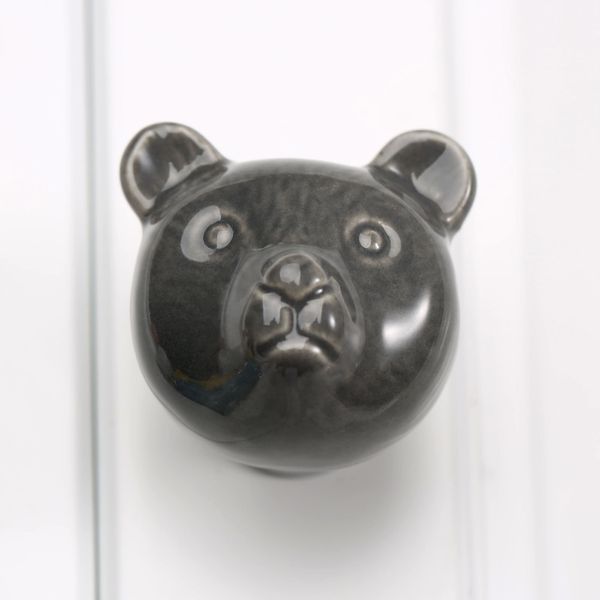 1pc nouveauté mignon ours en céramique boutons de porte d'armoire d'armoires armoire armoire armoire