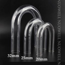 1PC O.D 20 ~ 32 mm Transparent Pipe acrylique Aquarium Pish Tank U-Shape Connector Plexiglass Alimentation en eau Tube Home Connecteur