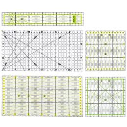 1PC Patchwork Ruler Touler Touleting Rounding Ruders Tissu Tissu Cust Dessin Tailor Accessories 240428