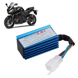 1 ST Prestaties 5 PIN RACING CDI BLAUWE BOX + BOSION VOOR GY6 SCOOTER MOPED 50CC 70CC 90CC 110CC 125CC 150CC