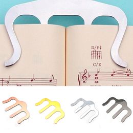 1PC Piano Stands Song Book Page Holder Clip Music Note Clips Settal for Guitar Speech Draft Magazines Newspapers 2022 NOUVEAU