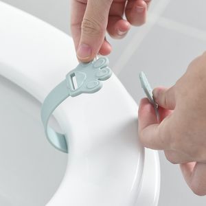 1PC Plastique anti-toilette Antillet Sanitary Sanitary Close Soutrool Cover Handle Handle Sticker Louting Device Access