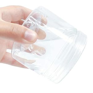 1PC Plastic Emballage Bouteille PET Clear de joint vide Bouteille circulaire Bodet Storage Biscuit Biscuit Food Grade Scelled Cans Tank Conteneur