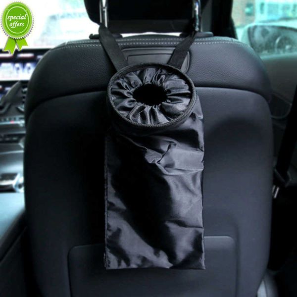 1Pc Portable siège de voiture dos sac à ordures voiture Auto poubelle anti-fuite porte-poussière étui boîte voiture style Oxford tissu