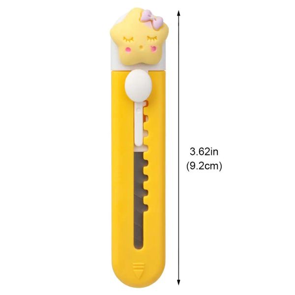 1pc utilitario portátil lindo cuchillo mini gato rosa patada frutas animales carta de decoración sobre abre -abren papel cortador de la escuela suministro de la oficina