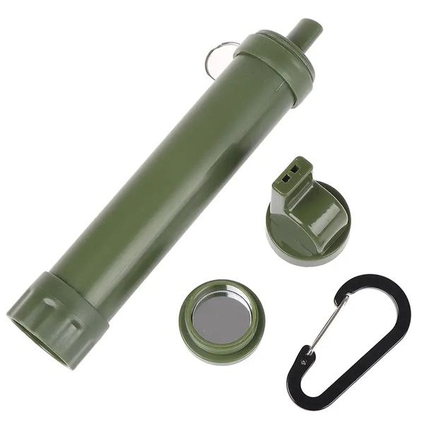Purificateurs d'eau portables 1pc, filtre à eau de camping, équipement de survie extérieur portable
