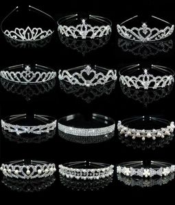 1PC Princesse Crystal Tiaras and Crowns Bandband Kid Girls Love Bridal Prom Crown Wedding Party Accessories Hair Jewelry230L2440058