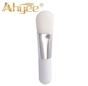 1PC Pro Pure White Small White Foundation Quality Brush Cosmetics Beauty Straight Synthetic Hair For Mask Bud Woman7947187