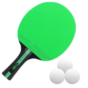 1PC Table Professional Tennis Racket Pingpong Set Pimplesine Rubber Hight Quality Blade Bat Paddle Pingpong Accessoires 240511