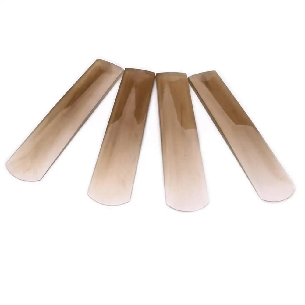 1PC ALTOサックスの強さのためのプロの透明な樹脂リードクラリネット・サックス・リード木管楽器部品パートアクセサリー