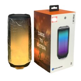 1 stp puls 5 Bluetooth -luidspreker draagbare RGB atmosfeer lamp audio boombox buitbox outdoor waterdichte subwoofer met familie k song microfoon ondersteuning tf fm aux radio luidspreker