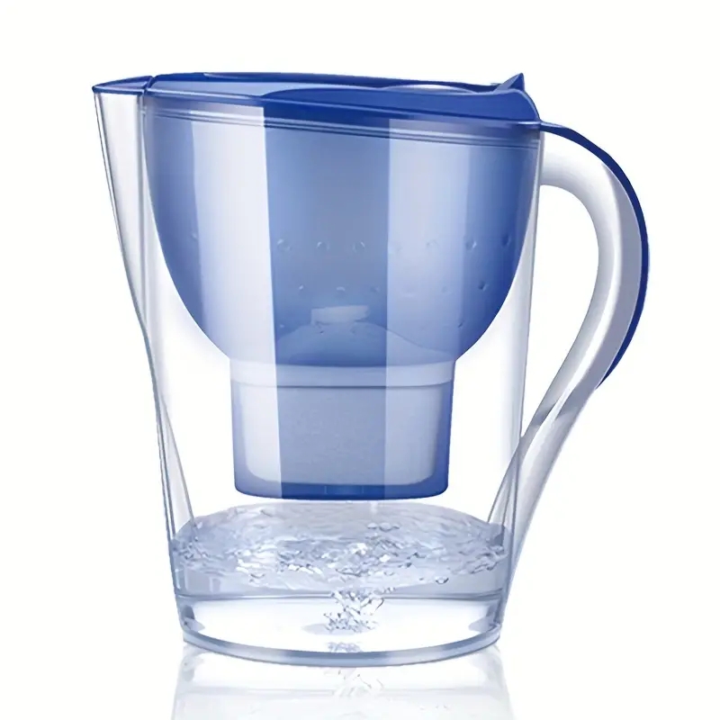 1pc Pure Water Filter Drinking Water Pitcher, 3.5L/118oz Water Filter, Tritan BPA Free, Removes Fluoride, Chlorine, Lead, Chemicals