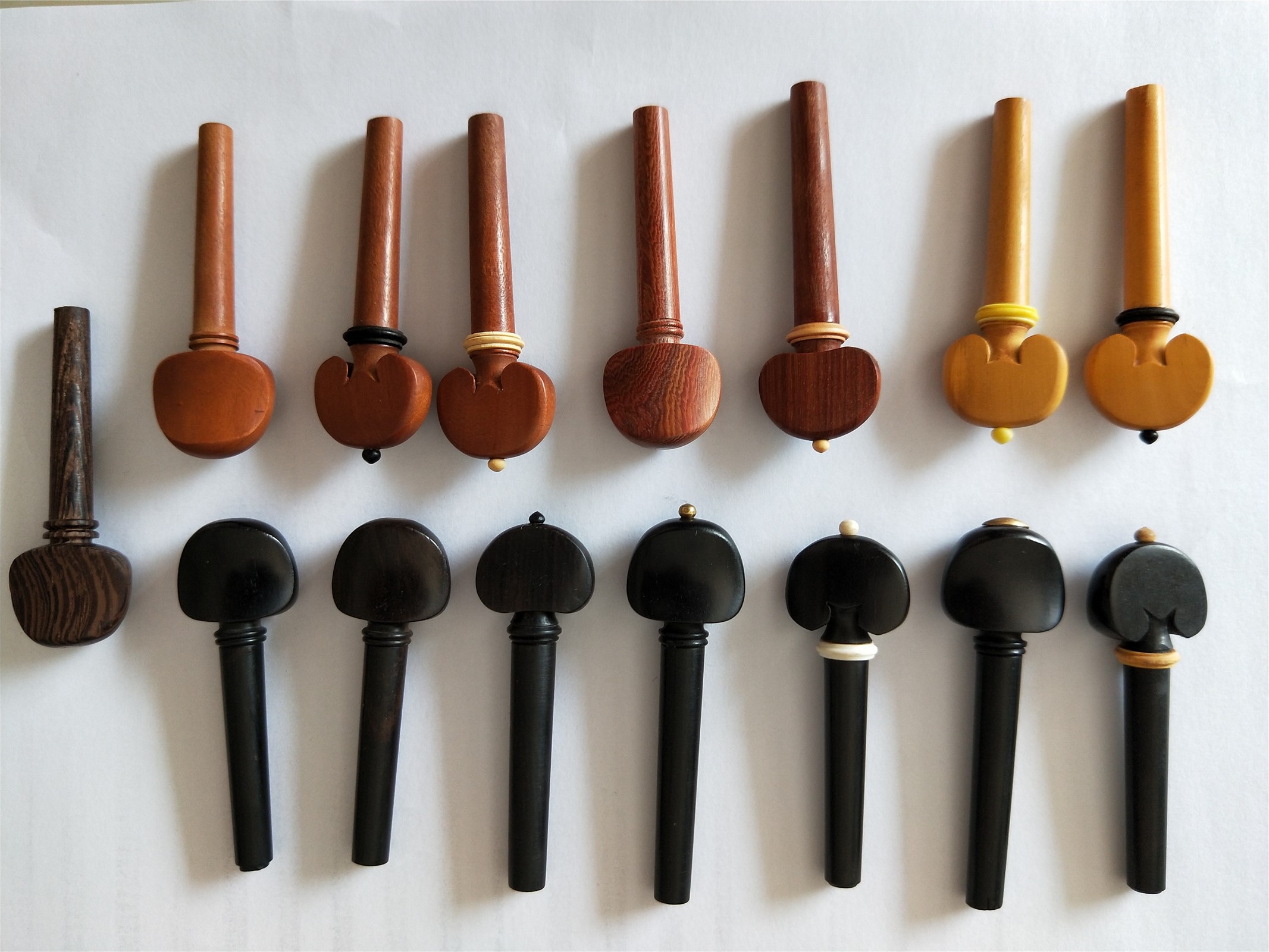 1PC Quality Violin Peg 4/4 in Different Wood Violin Parts