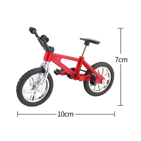 1PC Retro Alloy Mini Finger BMX Bicycle Assemblage Bike Modèle Jouets Gadgets Toys Toys MinI Mini vélo portable pour Kid