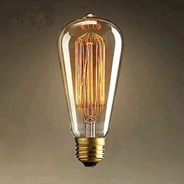 1 st Retro gloeilamp E27 gloeilamp G80 G95 110V 220V 25W 40W 60W Vintage Edison Bulb Filamentlamp voor Home Holiday Deco H220428