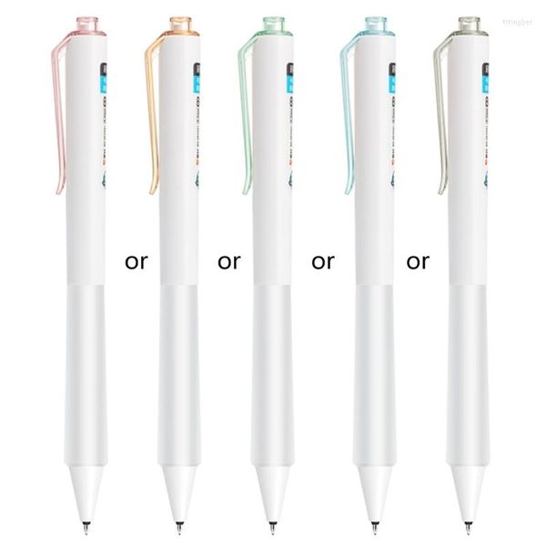 1Pc Rolling Ball Pens Schnell trocknende Tinte 0,5 mm Tintenroller mit extra feiner Spitze 45BA