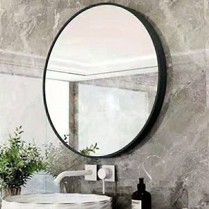1 st ronde gemonteerde badkamer slaapkamer glazen ijdelheid muur decor spiegel, huis essentieel