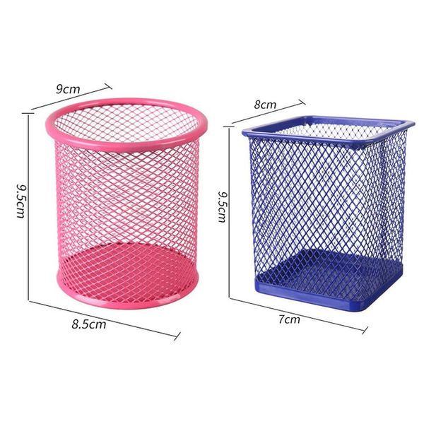 1pc rond / carré crayon rangement de stockage