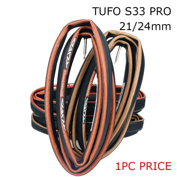 1PC S33 Pro Road Bike Tibulaire Tire Pneus de vélo de vélo fixe 28 