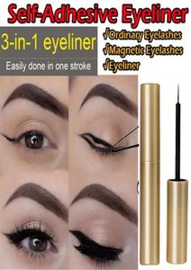 1pc Eyeliner auto-adadhésive imperméable naturel du maquillage durable Eyeliner stylo Black Eye Douleur crayon crayon Eyes Marker Pen MakeUp7152875