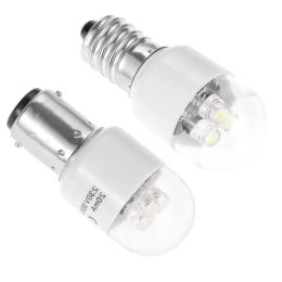 1PC LED COUDURE LED BA15D / E14 Lumière illuminée 0,5W AC 190-250W lampe à la maison Home Machine Singer Juki Pfaff Janome Bothe